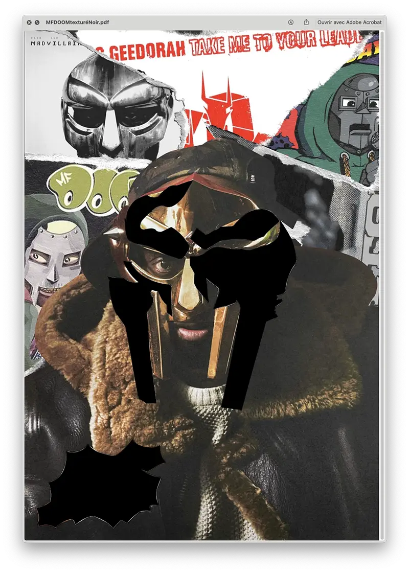 Montage mf doom avec les parties manquantes