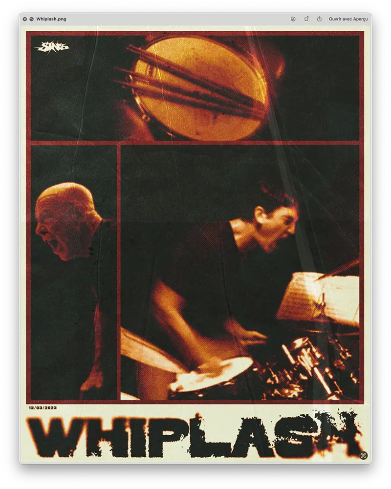 Affiche pour Whiplash