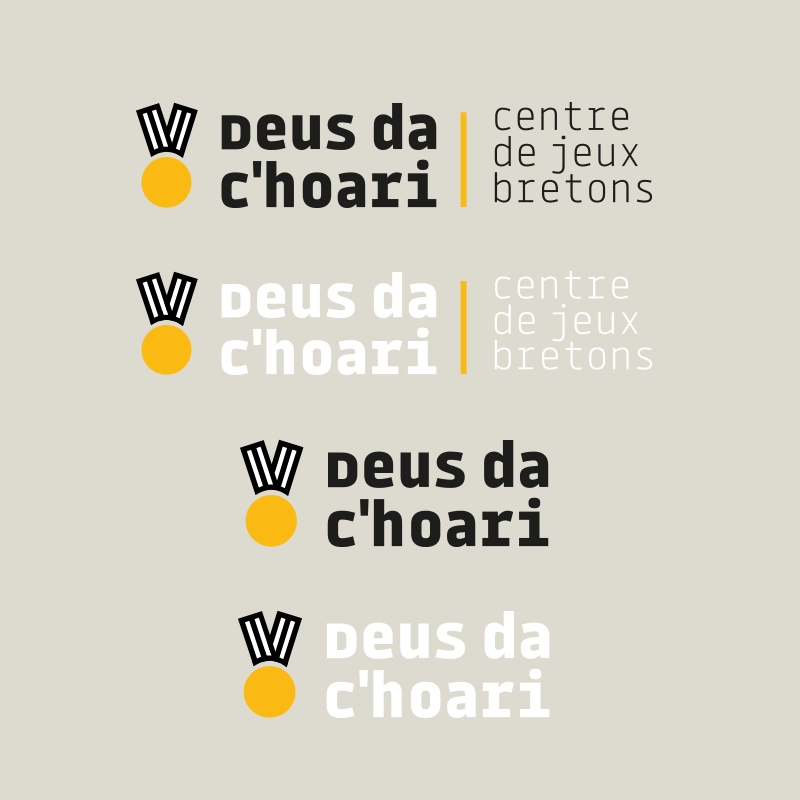 Version des deux logo, un complet et un simplifié